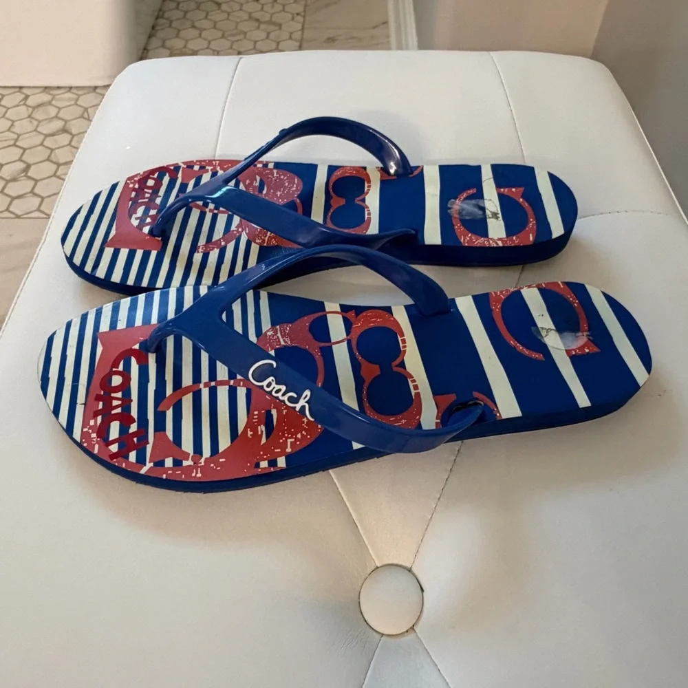 Coach Flip Flops